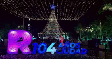 Reconquista iluminó su espíritu navideño con el encendido del arbolito.